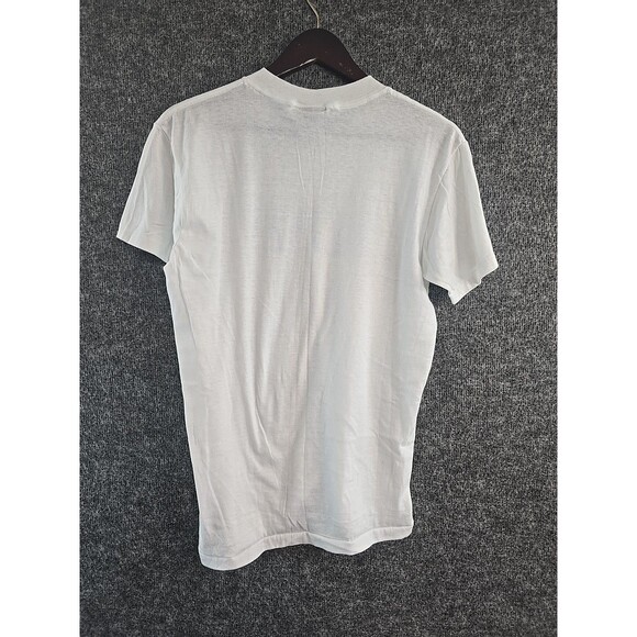 Vintage 80's Oneita Graphic T-Shirt Size M 50/50Made in USA Glide Volunteer - Picture 5 of 7